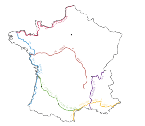 Voyager à vélo - France